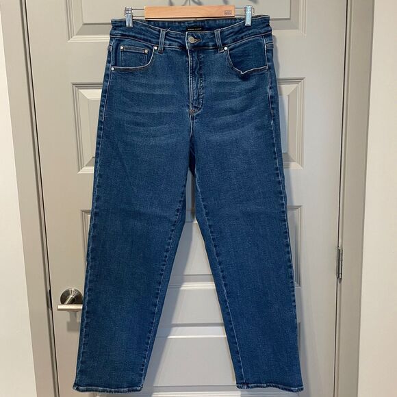 Universal Standard high waist straight jeans, size L - Picture 1 of 8